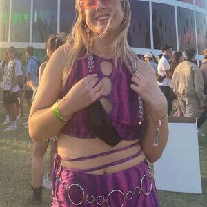 Motel Rocks - Purple Wave Matching Set